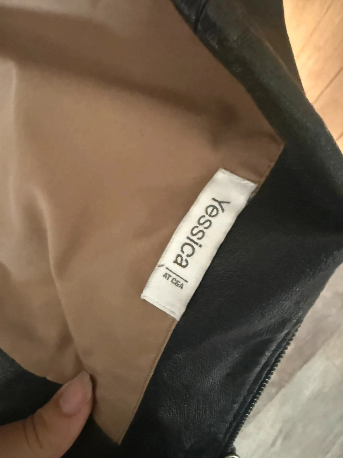 Faux leather jacket – photo 3